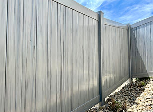 Vinyl fencing